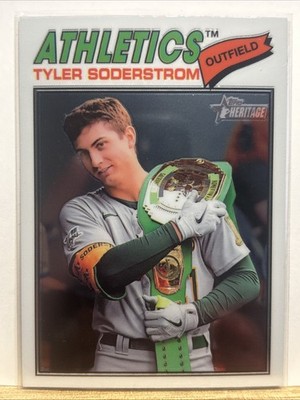 2026 Topps Heritage - Tyler Soderstrom #101 Chrome CMP 925 SP