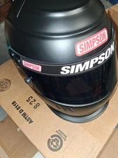 7 1/4 New Simpson Racing Speedway Shark Helmet Sa2020 Never Used. 2 Lenses