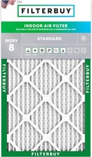 Filtros de aire plisados Filterbuy 14x25x1, repuesto para horno de aire acondicionado HVAC (MERV 8)