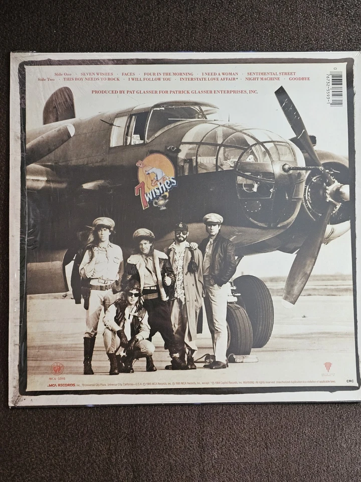 Night Ranger - 7 Wishes - 1985 Vinyl LP Factory Sealed -  - Image 2 of 2