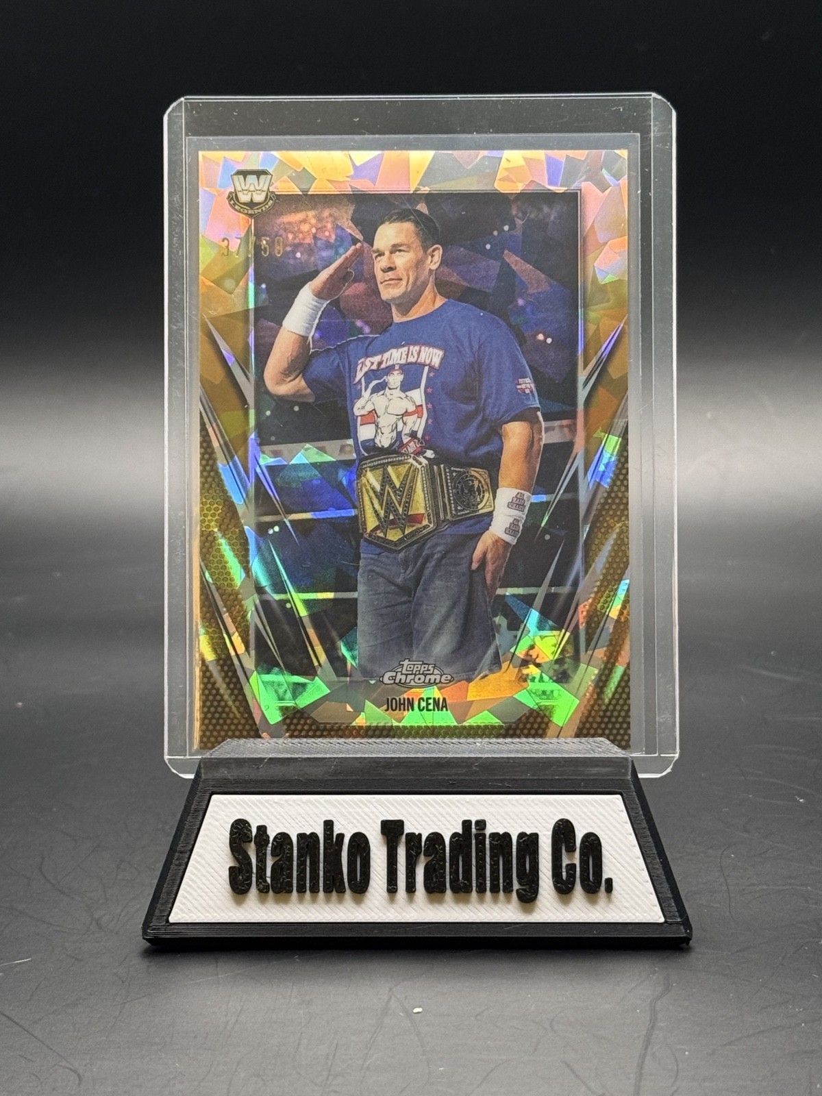 2026 Topps Chrome WWE Sapphire Edition - John Cena #2 Gold /50