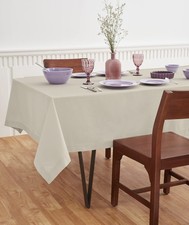 Solino Home Cotton Linen Rectangular Tablecloth Linen Woven, Dru 60 x 84 in