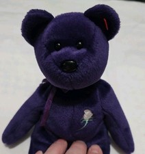 1997 TY Beanie Babies Princess Diana Bear Rare Plush Toy Vintage Collectible