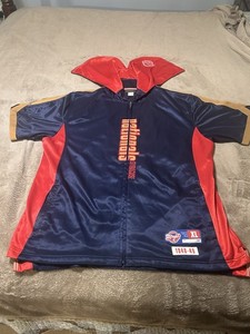NBA Syracuse Nationals 76ers Hardwood Classics D'Funkd Hoodie Warm up Size XL