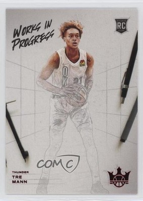 2021 Panini Court Kings Works in Progress Ruby /149 Tre Mann #17 Rookie RC 0zu6