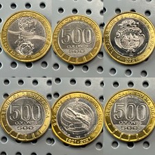 Costa Rica Commemorative 500 Colones 2021-23 Coat of Arms Independence Republic