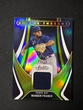 2022 Panini Absolute - Retail Rookie Threads Wander Franco Blue & Gold #2/10