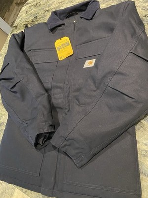 Carhartt C003 Firm Duck Insulated Coat Loose Fit Size Small