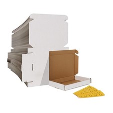 Shipping Boxes White 7x5x1 Set of 100 Corrugated Cardboard Mailer Box