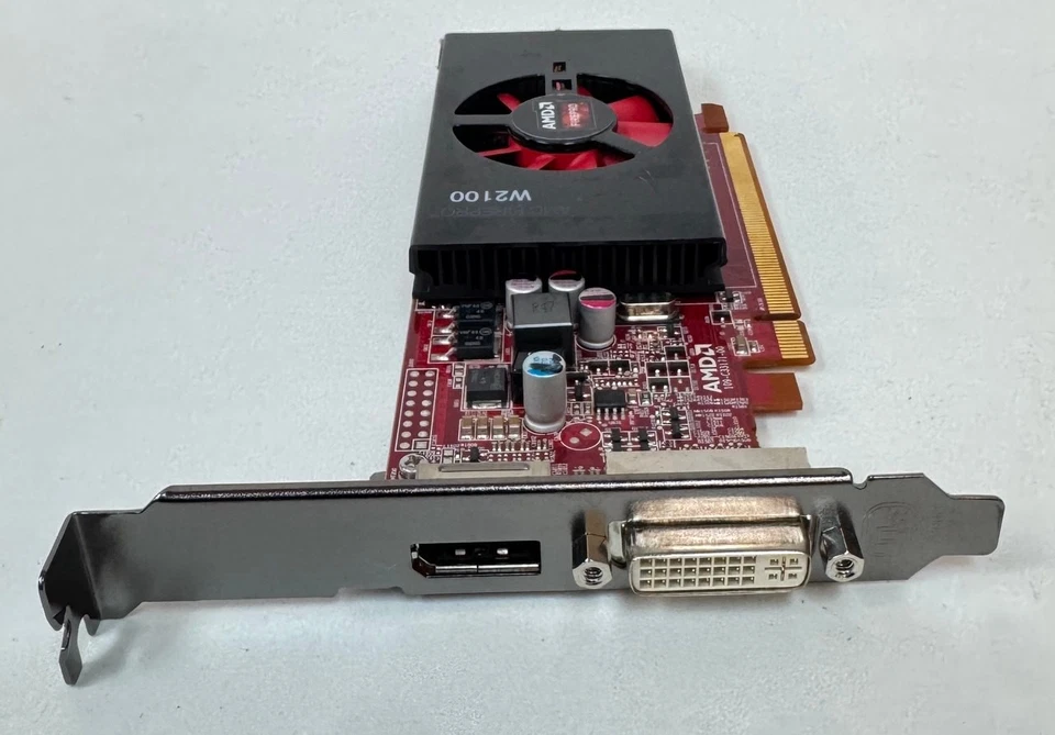 AMD FirePro W2100 2 GB GDDR3 PCIe x16 DP DVI-I GPU Video Graphics Card, TESTED - Image 2 of 4