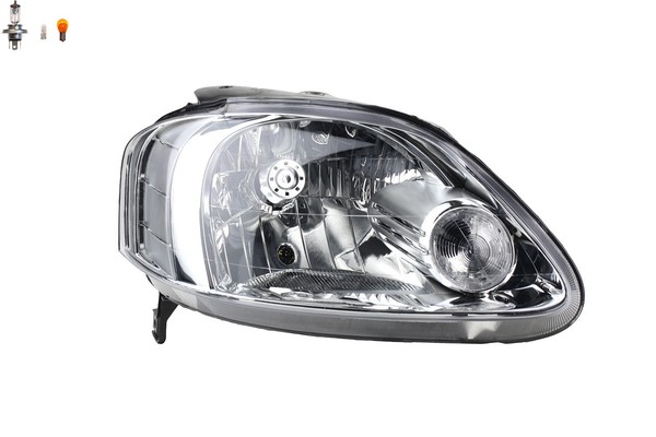 Scheinwerfer Passend FüR VW Fox 5Z1 01/2007 -08/09 Rechts Mit Leuchtmittel-image