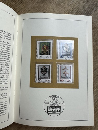 Die Postwertzeichen ehemalige DDR 1990 Original Buch - Bild 6 von 17
