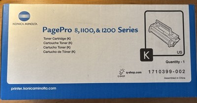 Konica Minolta PagePro 8,1100, & 1200 Toner Cartridge (K) AP NOS Sealed