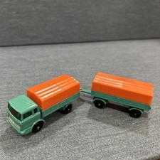 Matchbox no1 no2 Mercedes Truck and Mercedes Trailer