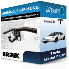 Für Tesla Model Y SUV 03.2019-01.2025 BRINK Anhängerkupplung abnehmbar neu