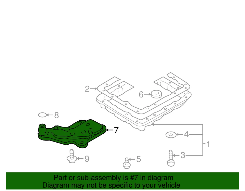 Оригинальный масляный фильтр трансмиссии Nissan 31728-41X02 - Изображение 2 из 2