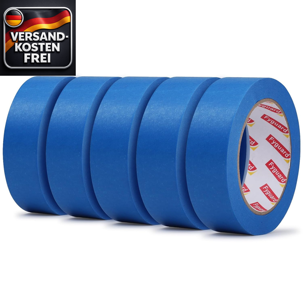 Malerband 3 Rollen Blau 30Mm X 50M HitzebestäNdig FüR Renovierung Und Kantenabde-image