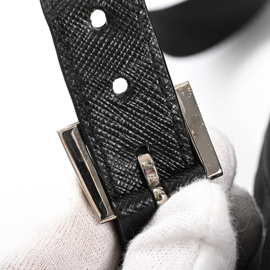 PRADA Backpack 1BZ677 Backpack / black unisex thumbnail 12