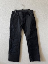 Genuine Dickies 32x32 Black Carpenter Pants Utility Workwear Actual 30.5 Inseam