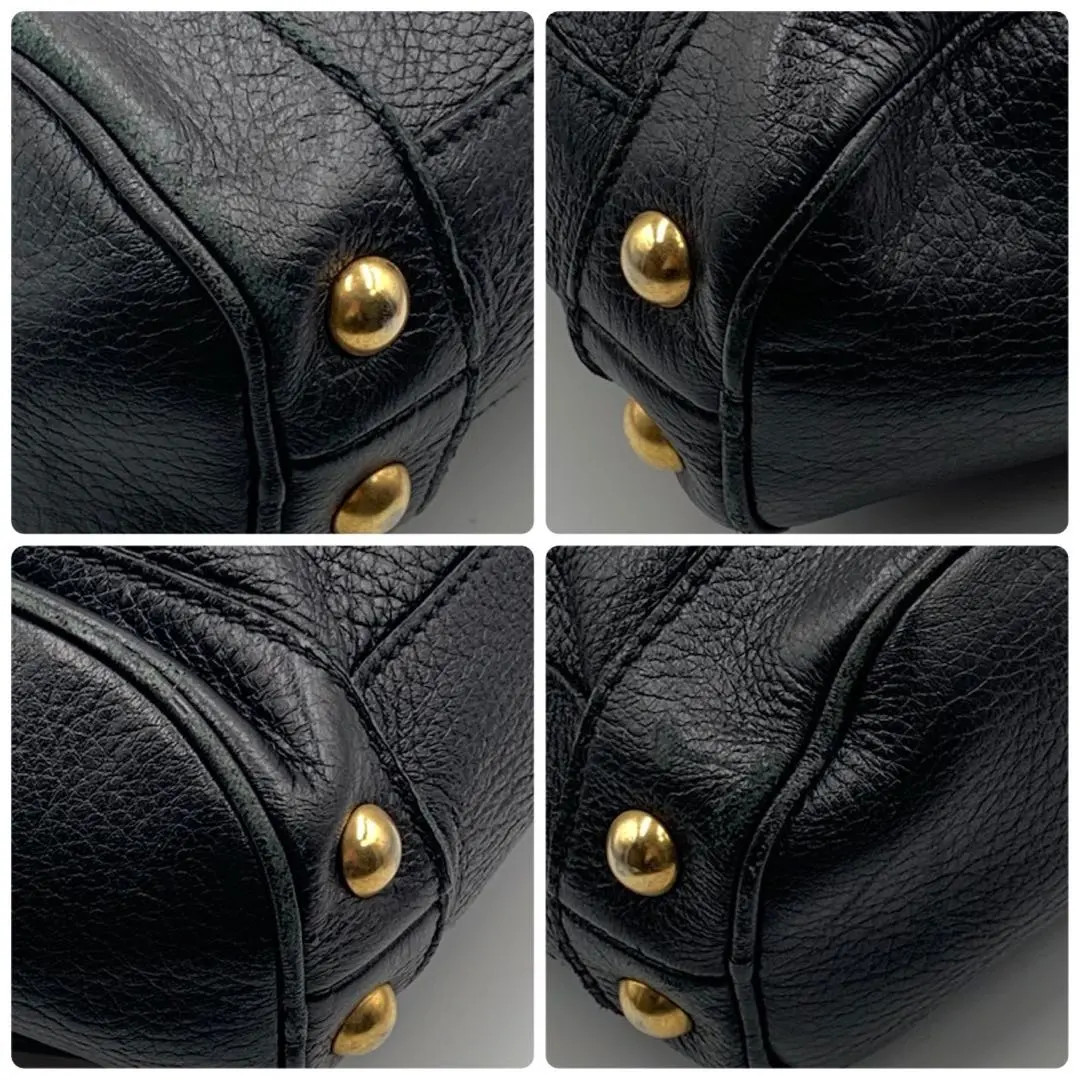 YVES SAINT LAURENT YSL Hobo Chain One Shoulder Bag Hand Bag Leather Used Japan thumbnail 5