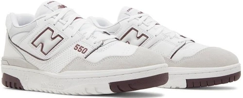 New Balance 550 Summer Fog Burgundy