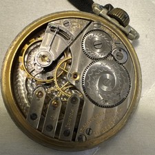 Antique Elgin Pocket Watch   Gold Filled Spartan Case   Runs   c. 1920s