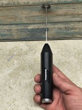 Bonsenkitchen Powerful Milk Frother for Coffee, Fast Handheld Drink Black