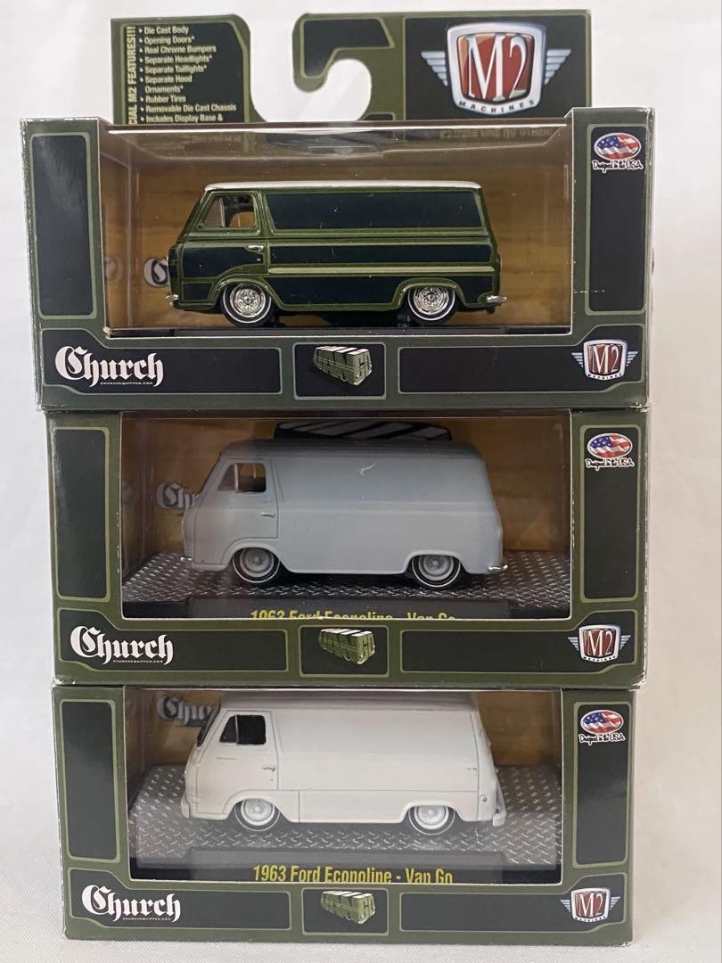 M2 1986 Ford Econoline Van Go 3台セット超希少‼️ M2 1986 Ford Econoline Van Go Set Of 3 | eBay