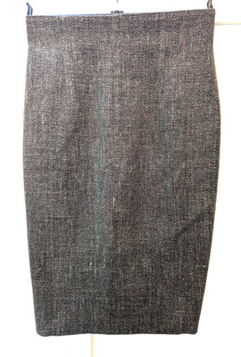 Vintage CALLAGHAN Made In Italy Wolle/Leinen Rock Designer - NEU