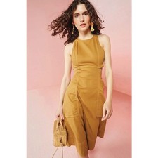 Ulla Johnson Brown Midi Dress size 2