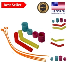 High-Temperature Silicone Exhaust Extension Tubes for 1/10 RC Nitro Models