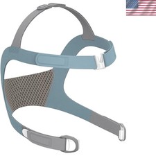 Vitera Full Face CPAP Headgear - Medium/Large, Breathable Fabric for Comfort