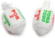 Classic Mexican Pirinola Toma Todo Plastic Solid Peace Color Collection/Pirinola