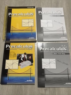 ABEKA Precalculus w/ Trig & Analytical Geom. Teacher Keys, Student Text (2022)