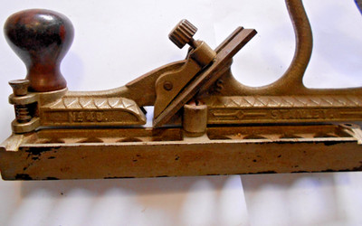 VINTAGE STANLEY NO 48 TONGE & GROOVE WOOD PLANE SWING FENCE MADE IN USA