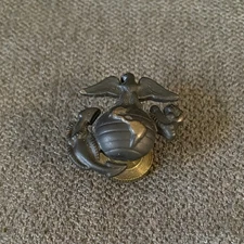 U.S. MARINE CORPS Hat Pin EAGLE GLOBE ANCHOR SCREW BACK 1.5” Devil Dog Semper Fi