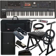 Kurzweil K2061 Synthesizer Workstation COMPLETE STAGE BUNDLE