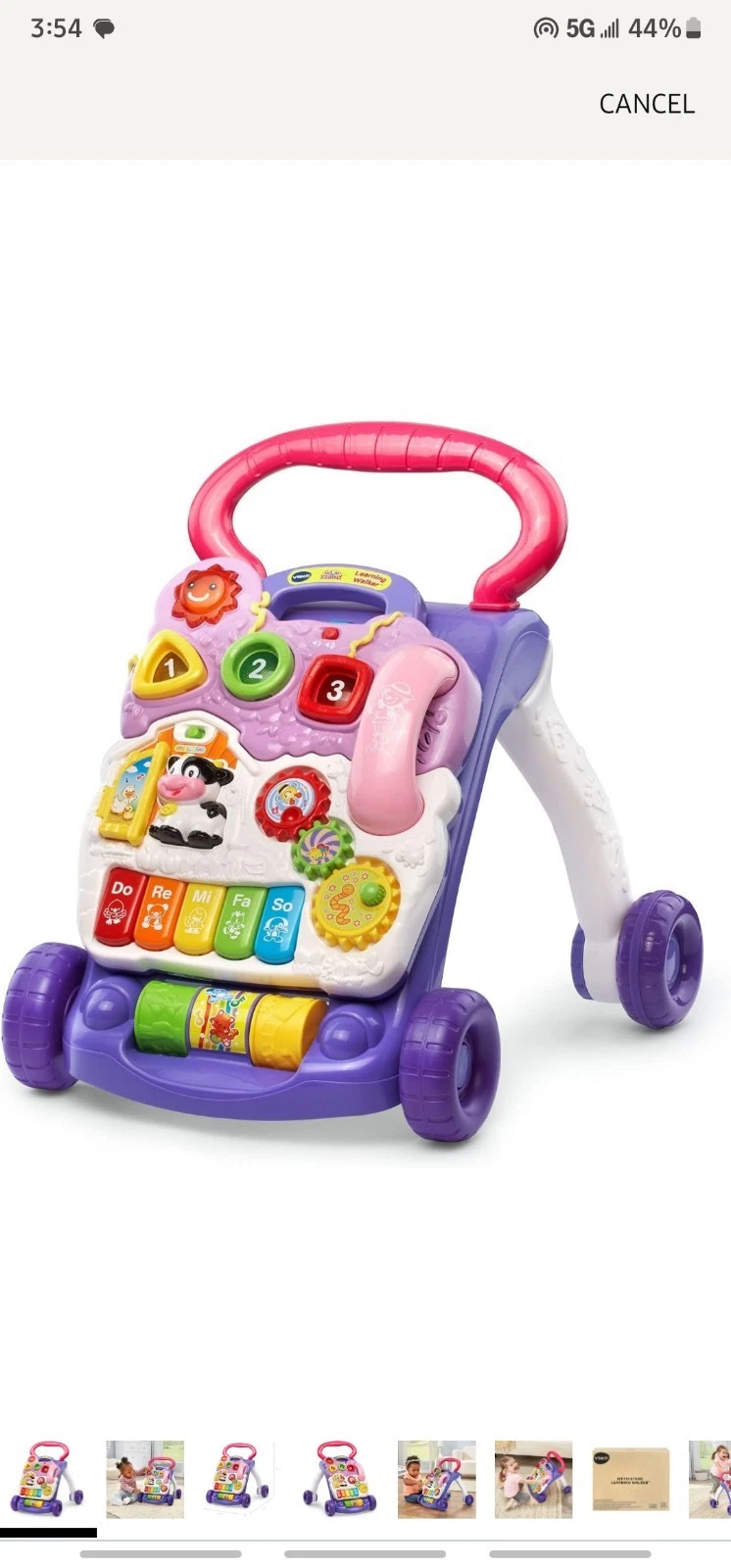 VTech Baby Sit To Stand Walker Interactive Learning Toy Lavender NIB SHIPSFREE
Opens in a new window