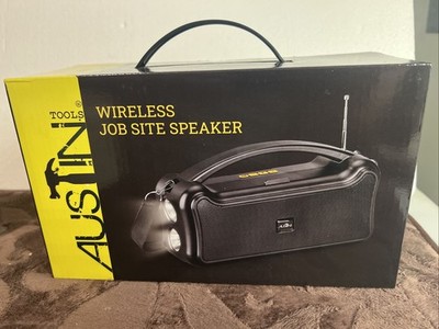 Austin Tools Wireless Job Site Speaker Lithium Battery BRAND NEW