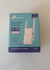 TP-Link RE315 AC1200 Mesh Wi-Fi Range Extender Dual Band OneMesh WPS Ethernet
