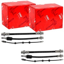 6xTRW BREMSSCHLAUCH VORNE+HINTEN passend für BMW 1er 3er E81 E82 E87 E90 E91 E92