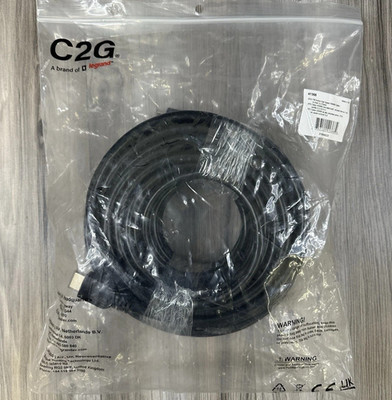C2G 41368 Plus Series 75ft Active HDMI Cable 4K UHD HDR Long Run NEW
