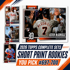 2026 Topps Complete Set Rookie Short Print SP...
