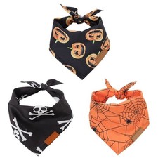Dog Bandanas Scarf Pet Halloween Bandanas Pet Birthday Gift Neckerchief