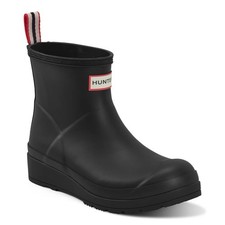  Brand New Hunter Boots Women's PLAY Short Rain Boots Black Size 6