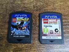 PS Vita Lego Batman 2 & Marvel Super Heroes nur Wagen sehr guter Zustand 2012 kostenloser UK-Versand