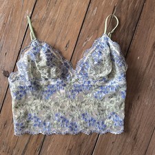 Victoria  s Secret Floral Lace Coquette Cottage Core Vintage Bralette Soft Girl
