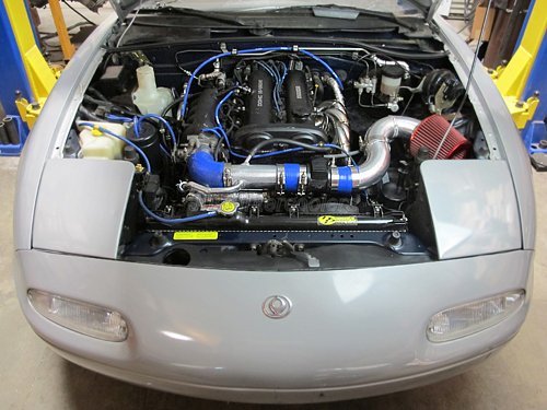 CAI Cold Air Intake Kit with Pipe + Filter For 94-99 Mazda MX-5 Miata 1.8L - Picture 4 of 6