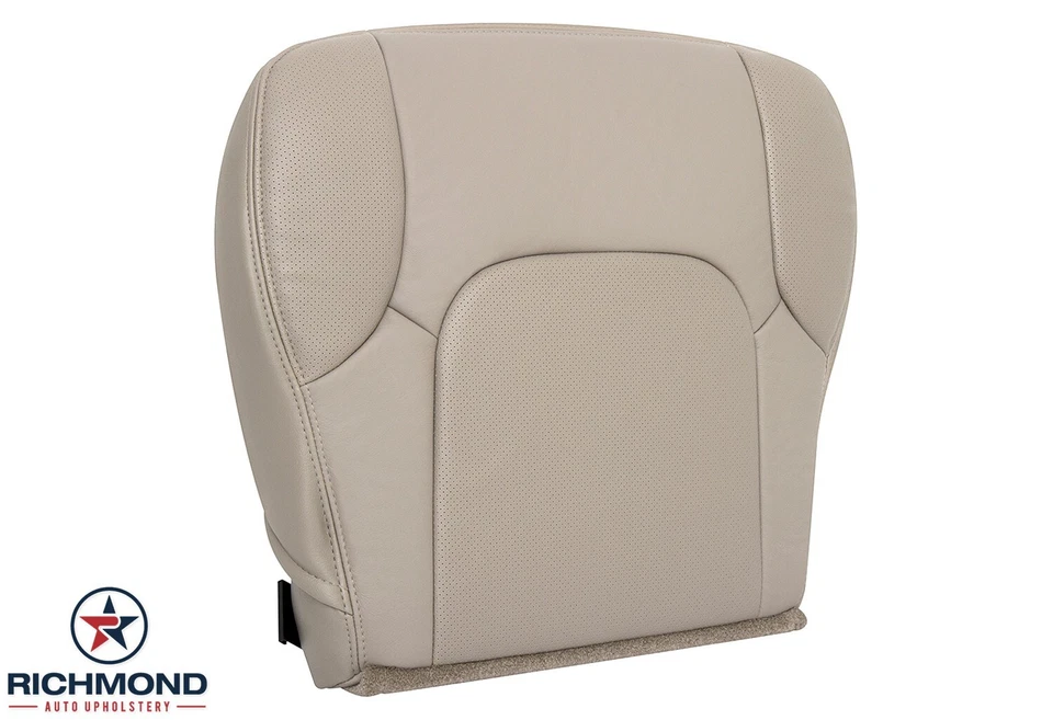 Cubierta de asiento de cuero inferior del lado del conductor bronceado perfecto para Nissan Pathfinder 2005-2012 Foto 2 de 4