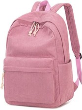 School Backpack for Teens Large Corduroy Bookbag Lightweight 17 inch Laptop B...